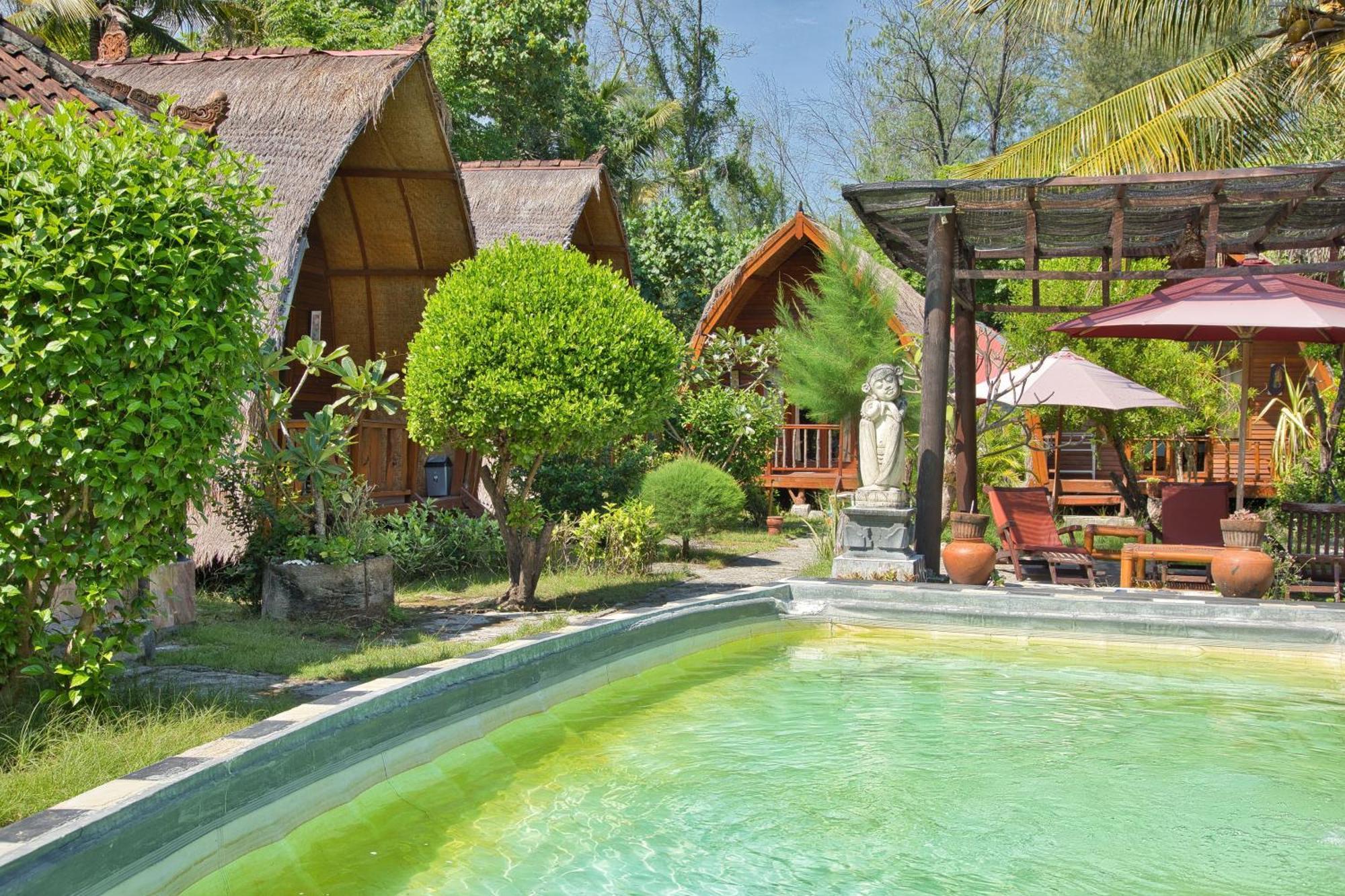 Bunga Bungalows Gili Meno Dış mekan fotoğraf